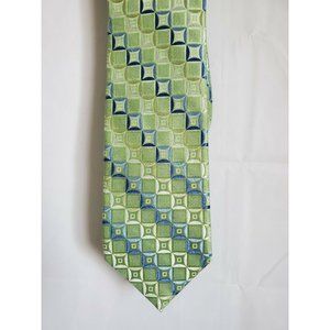 Michael Kors Men's NECKTIE 100% SILK Tie Green and